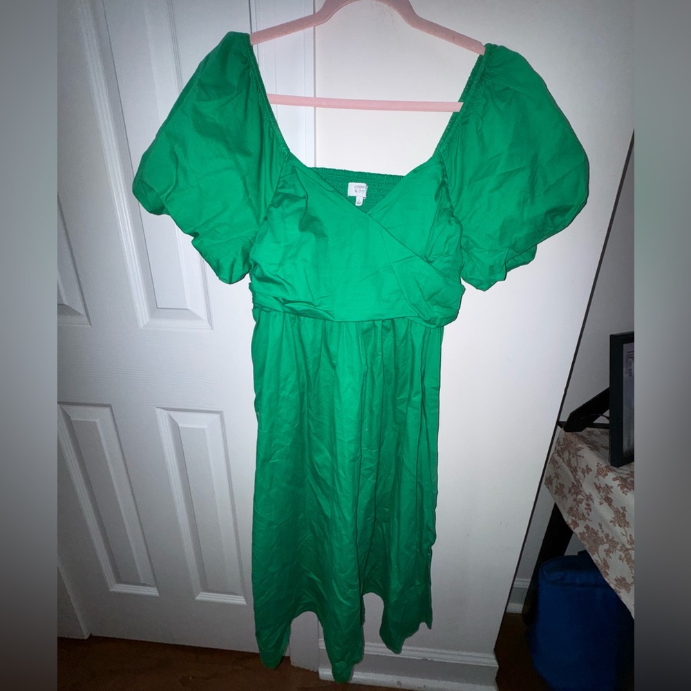 crown & ivy Green Midi Dress